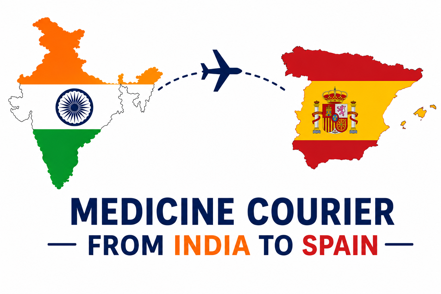 Medicine Courier from India to Spain - Fast Express Delivery